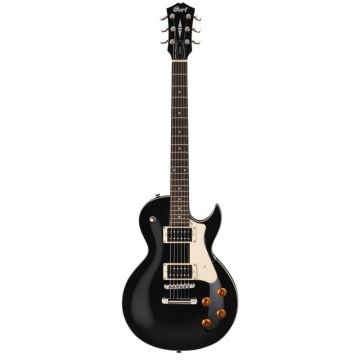 Melna elektriskā ģitāra Les Paul