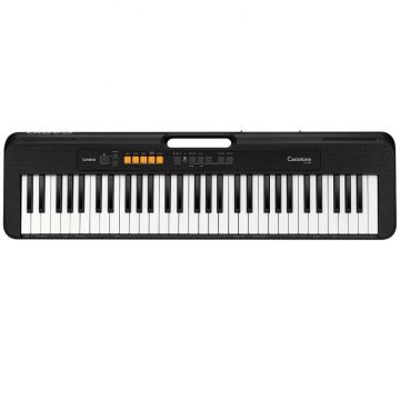 Melns Casio CT-S100 sintezators, sintezators bērniem