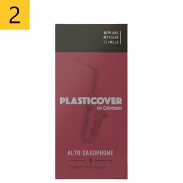 2 Daddario PlastiCover RRP05ASX200 alta saksofona mēlīte