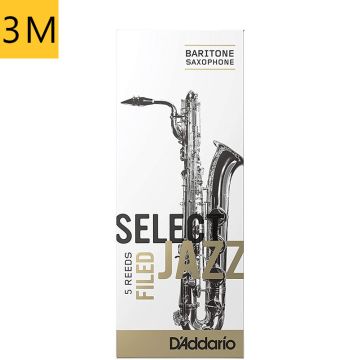 3 Medium D'addario Jazz Select Filed baritona saksofona mēlīte