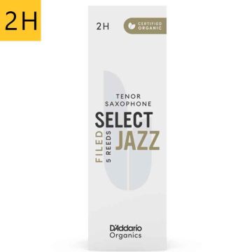 2 Hard Daddario Organic Jazz Select Filed ORSF05TSX2H tenora saksofona mēlīte