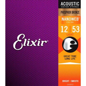 Elixir 16052 Nanoweb Phosphor Bronze