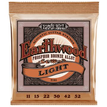 Akustiskās ģitāras stīgas Ernie Ball Earthwood 2148 (11-52)