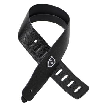 black guitar strap