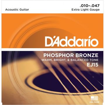 Daddario EJ15 ģitāras stīgas