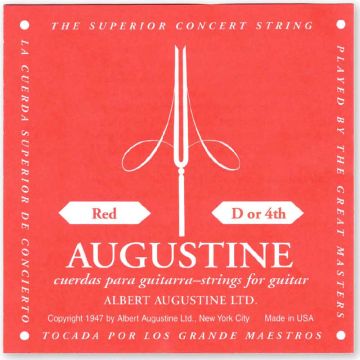 D-4 ceturtā stīga Augustine Red klasiskajai ģitārai