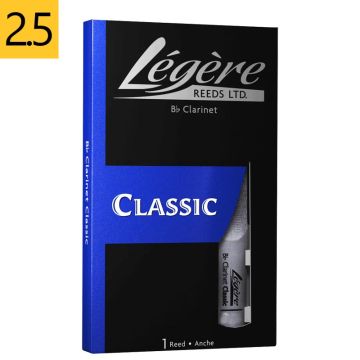 2.5 Legere Classic BB2.50 Bb klarnetes mēlīte 