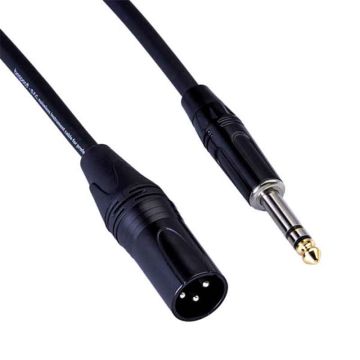 mikrofona vads ar stereo jack uz xlr male