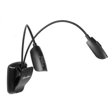 Melna nošu statīva pults lampa apgaismojums