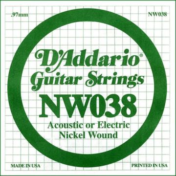 038 D'Addario NW038 ģitāras stīga