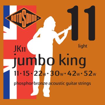 Akustiskās ģitāras stīgas Rotosound JK11 (11-52)