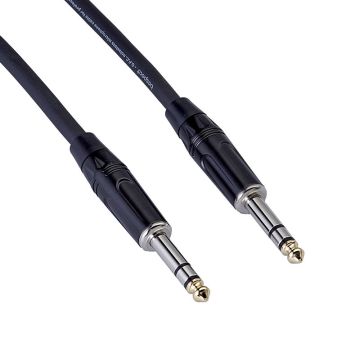 6,3mm stereo jack - 6,3mm stereo jack 10 metri Bespeco
