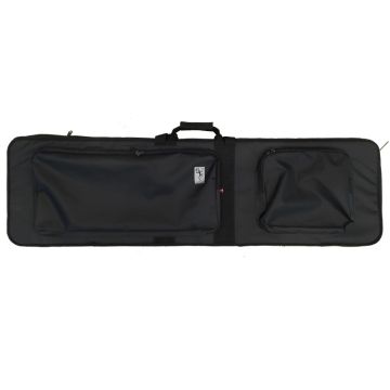 taustiņinstrumentu soma melnā krāsā