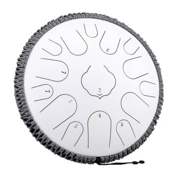 Balta zvanga 14'' Hluru TWR15-14 White