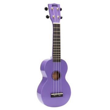 ukulele violetā krāsā