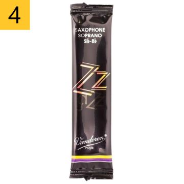 4 Vandoren ZZ Jazz SR404 soprāna saksofona mēlīte