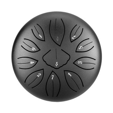 melna zvanga tongue drum black